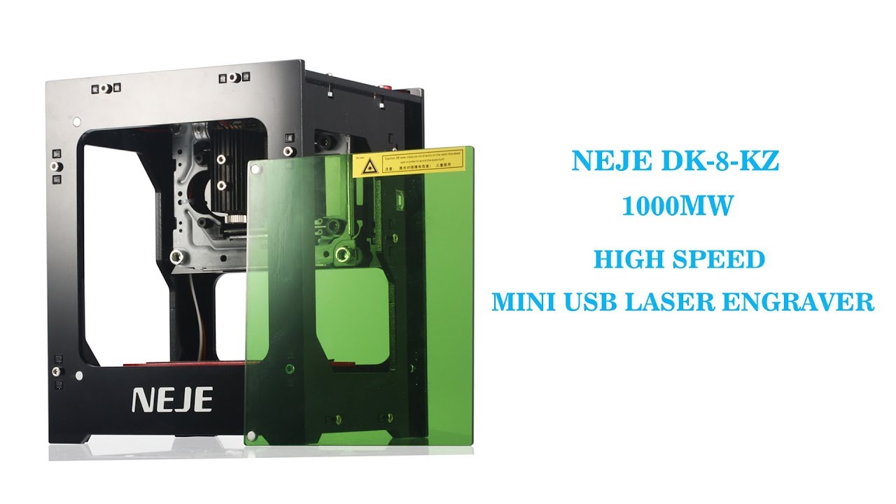 Neje Dk 8 Kz 1000mw High Speed Mini Usb Laser Engraver Youtube