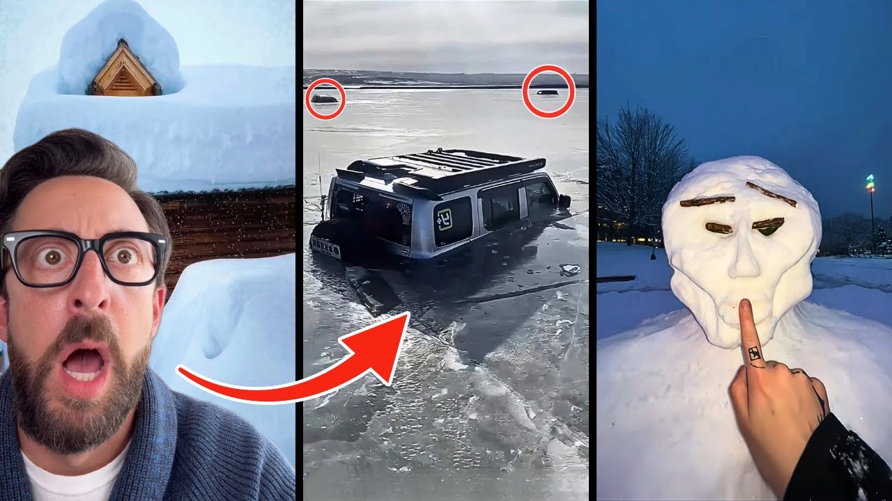 The World Is Frozen 🥶 Winter Fails Compilation