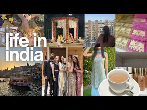 exploring india 🌿 | 3 day wedding, visiting ayodhya + varanasi