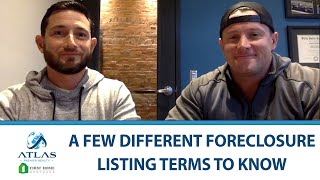 Sorting Through Different Foreclosure Terms from Zillow