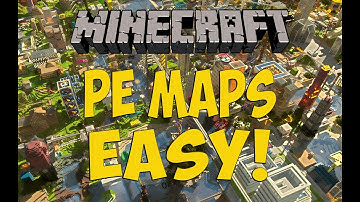 How to get Minecraft PE maps tutorial for Android - EASIEST WAY