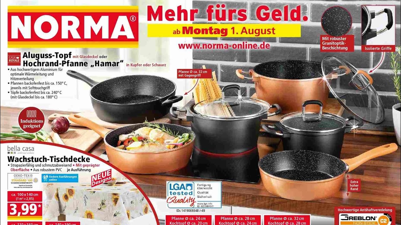 🛒 Norma Katalog Prospekt 1. bis 6. August 2022 - Neuigkeiten, Angebote Deutschland 🇩🇪