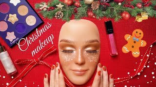 ASMR Christmas Cookie Makeup Application on Mannequin (Whispered)