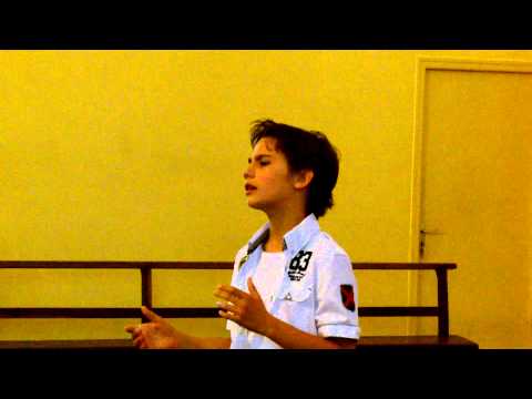 Arthur Chanson chante Ave Maria de Schubert Mariage dans une eglise