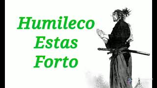 Humileco estas forto – Miyamoto Musashi #esperanto