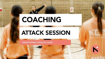 Netball Session // Transitioning Through Court // Attacking movement and decision making