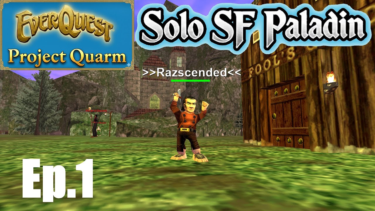 Everquest: Quarm | Solo Self Found Paladin Ep.1 | Rivervale & Misty Thicket