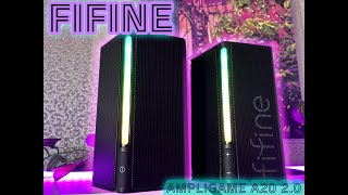 Это у нас обзор на колонки FIFINE AMPLIGAME A20 2.0 SPEAKERS