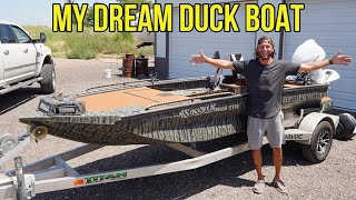 I BOUGHT THE BADDEST DUCK BOAT I COULD FIND!! (Full Walk Through)