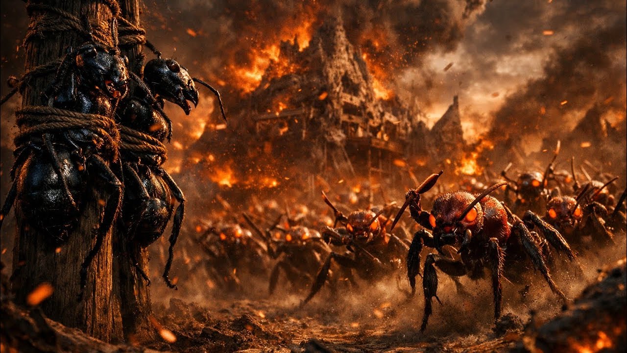 Black Ants Colony vs Red Ants | Epic Ant War | Pixar-Style 3D Animation | AI Fast Short