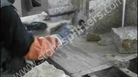 Paving stone splitter (cobblestones) | HSM 200 by GESTRA