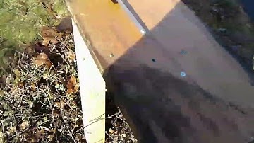 Installing a mailbox post, No Concrete, Foam