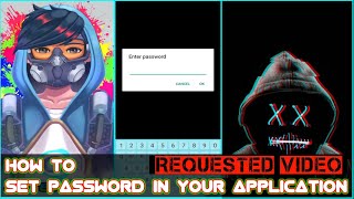 How To Set Password Your Application How To Add Password Your Virtual Space By United Hacks