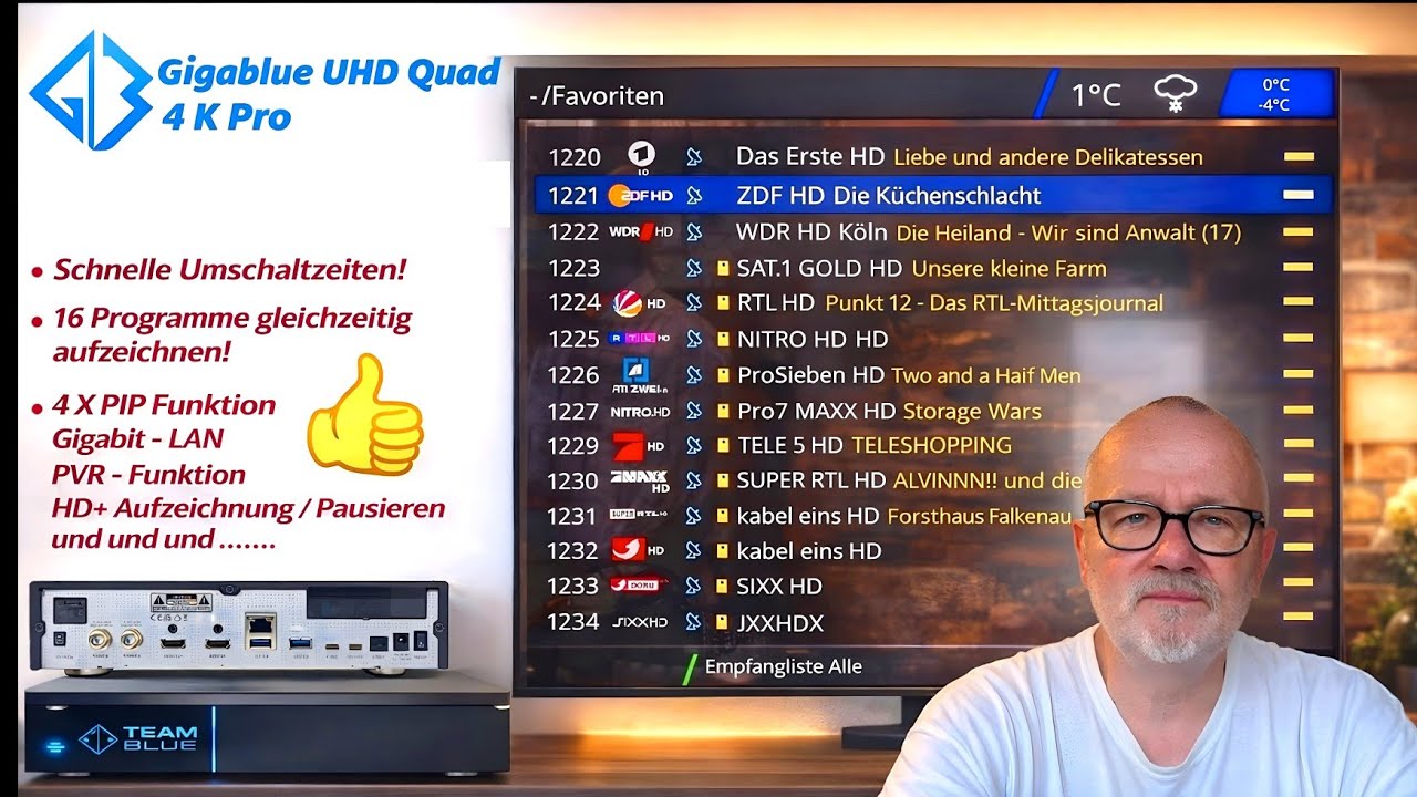 Gigablue UHD Quad 4 K Pro  Teil 2          Mein Fazit nach über 2 Monaten ❗