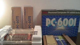 1981年発売のパソコンPC-6001の未開封品を開けました（スライドショー）