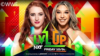 Sloane Jacobs Vs Thea Hail Singles Match Nxt Level Up Wwe 2K22