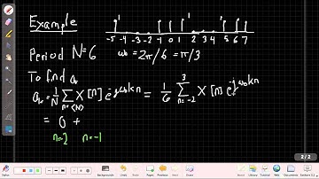 Discrete Time Fourier Series Example
