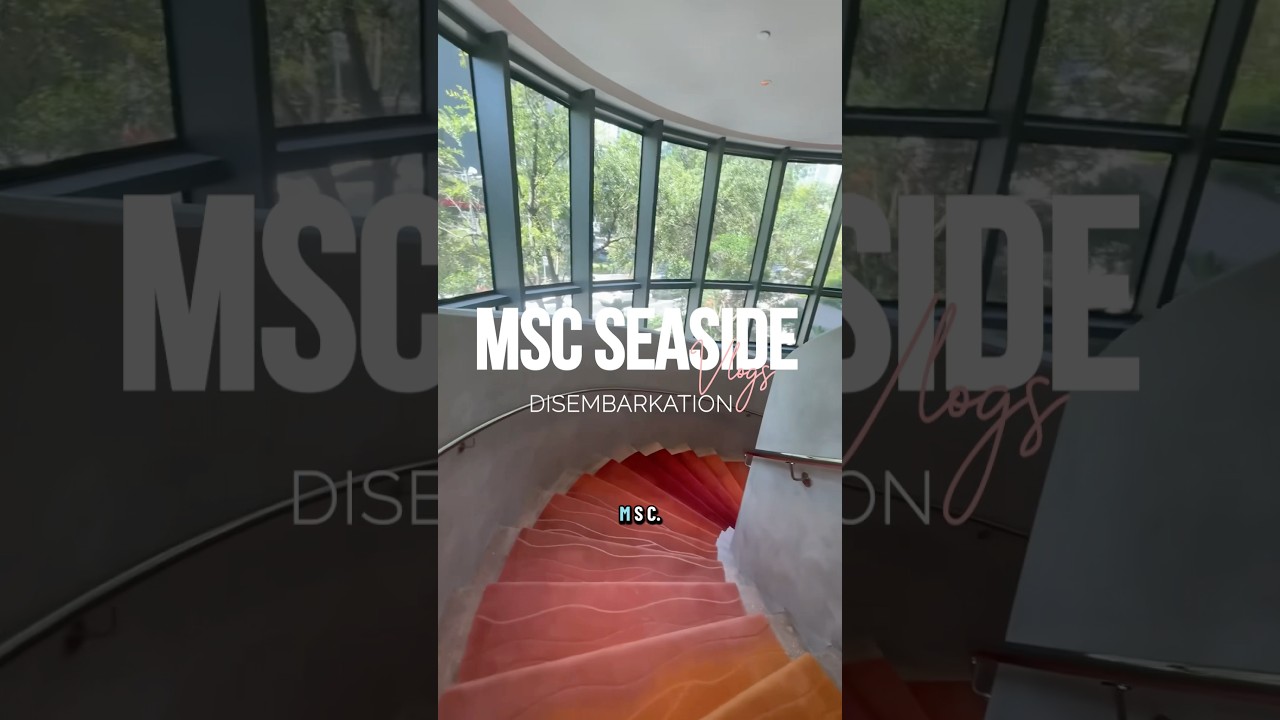 MSC Seaside Vlog: Disembarkation