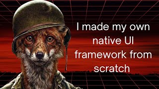 I got tired of Electron, so I built a Native UI Engine in C++