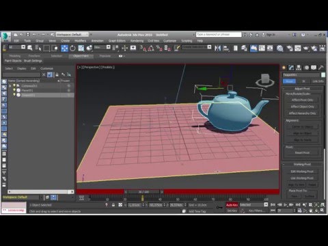 How to set a keyframe in 3Ds Max 2016