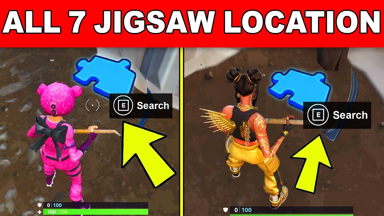 Puzzle Pieces Locations Fortnite Free V Bucks 2019 - repeat im an assassin epic roblox knife fight facecam by