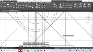 Modern Intersection Roundabout Design in AutoCad