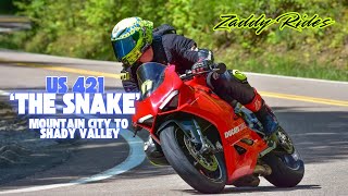 US 421 “The Snake” | Mountain City to Shady Valley | Ducati Panigale V2