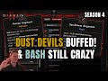 Bash still crazy dust devils buffed  season 4 start in diablo 4