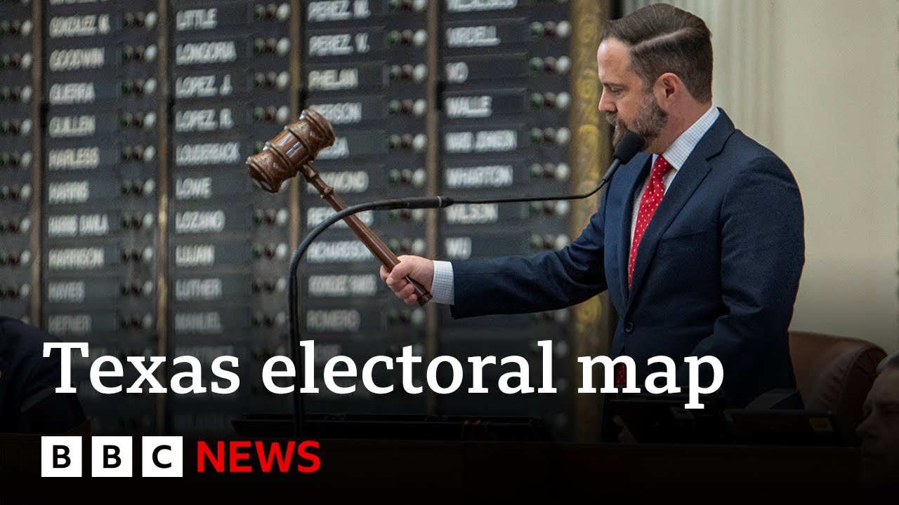 Texas approves new electoral map favouring Republicans | BBC News Texas approves new electoral map favouring Republicans | BBC News