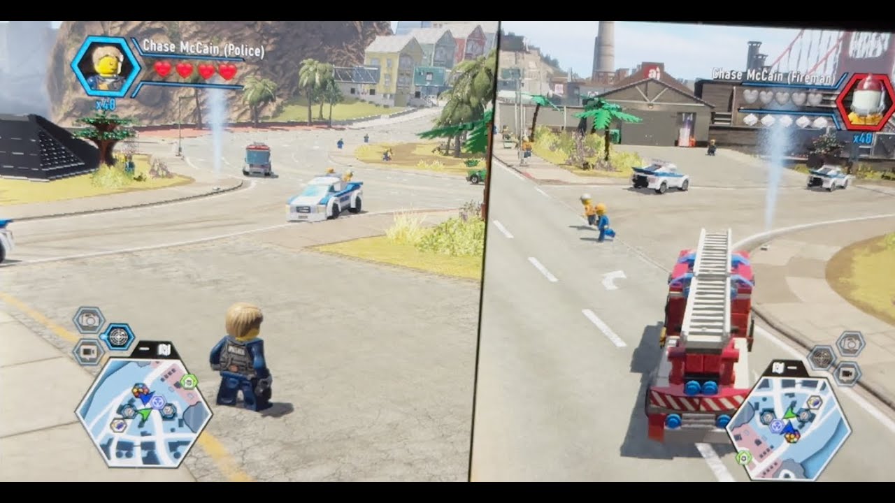 Lego City Undercover - Nintendo Switch - Police Car and Fire Truck RESPONDING!