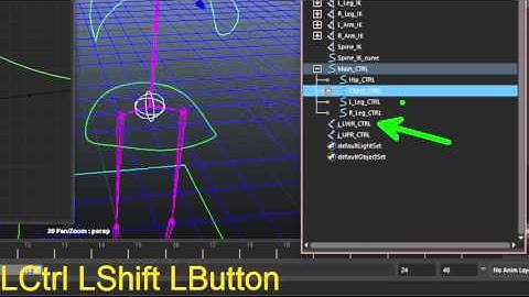 Basic bipedal character rigging setup in Maya - Part 8 of 8