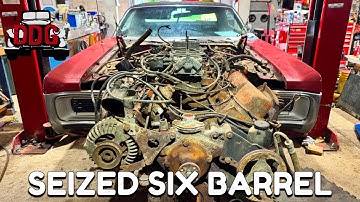 The Rarest Teardown - 1970 Plymouth Sport Fury GT 440 6 Barrel Autopsy, Disassembly (Will It Turn?)