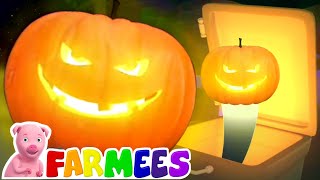 scary pumpkin song halloween songs for babies scary halloween cartoon farmees