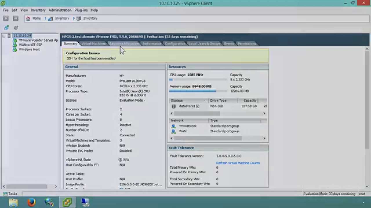 WANrockIT: Deploying on ESXi vSphere Client