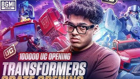 100,000 UC TRANSFORMERS CRATE OPENING | JONATHAN IS BACK | BGMI