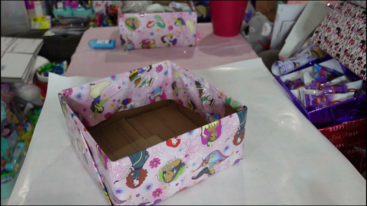How to turn a Box into a Gift Basket Great for All Gift Making Ideas