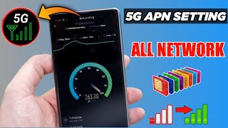 quick 5g apn settings all network best for online gaming | high speed internet