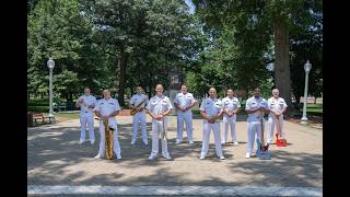 The United States Naval Academy Band - The Electric Brigade at the Bethany Beach Bandstand!