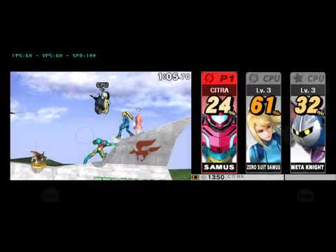 S20 Ultra: Super Smash Bros for 3DS running on Citra MMJ