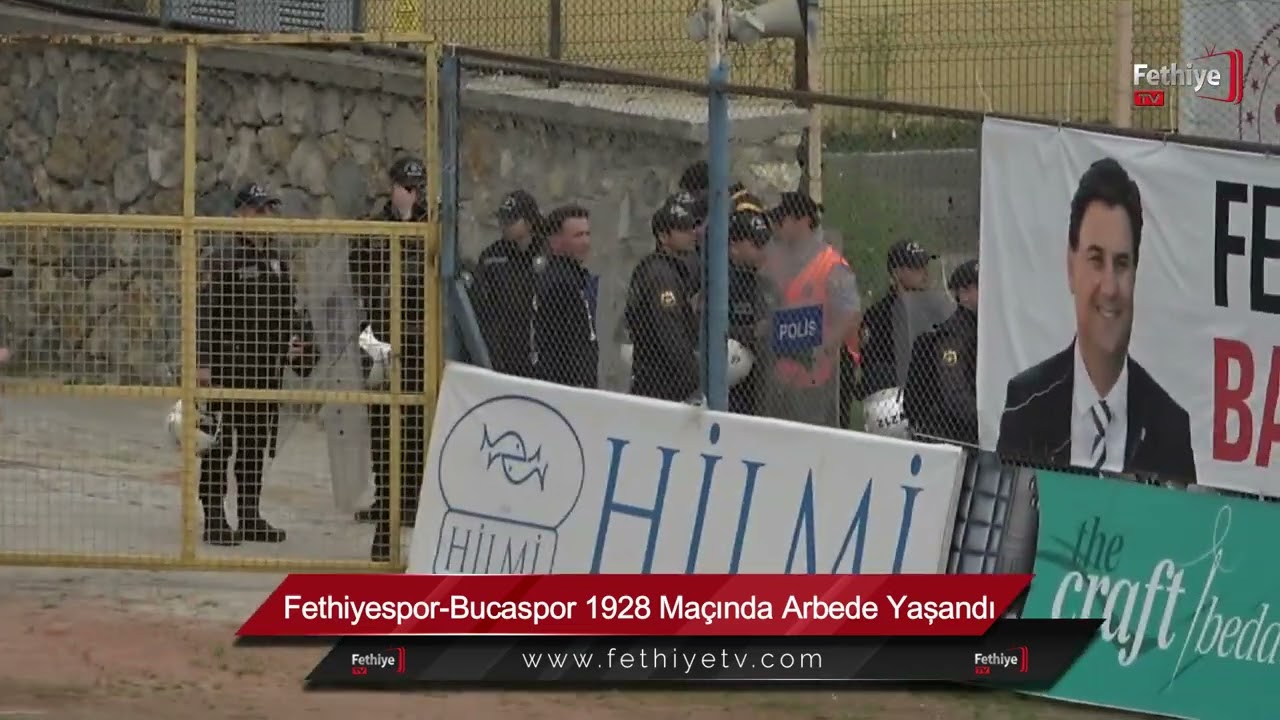 Fethiyespor Bucaspor 1928 Maçında Arbede Yaşandı