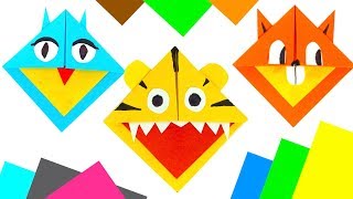Учимся делать закладки из бумаги Рукоделие для детей Учимся делать закладки из бумаги Рукоделие для детей