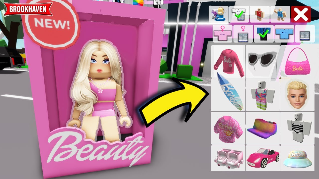 IDS CODES DE ROUPAS DA BARBIE NO BROOKHAVEN RP - Roblox  #Roblox#brookhaven#brookhavenrp 