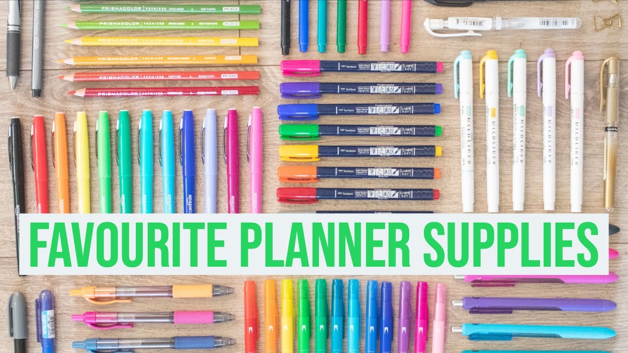 PEN RECOMMENDATIONS - My Fav Planner/Bullet Journal Supplies! 