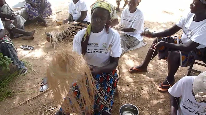 Steps In Making Baraka Bolga Baskets