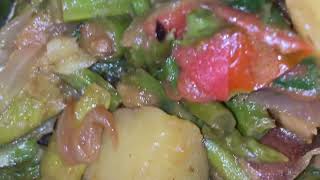 कुरिलो र आलुको तरकारी पकाउने मेरो तरिका //Asparagus curry // my style @phulmoghising2041