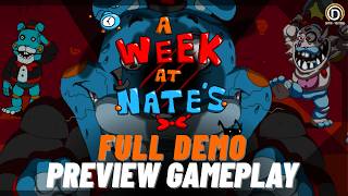 A Week at Nate's DEMO – 100% Walkthrough [FNaF Fan-Game]