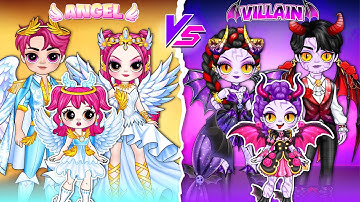 Huntrix & Saja Boys worden engelen of schurken? K-Pop Demon Hunters | DIY Fashion Paper Dolls