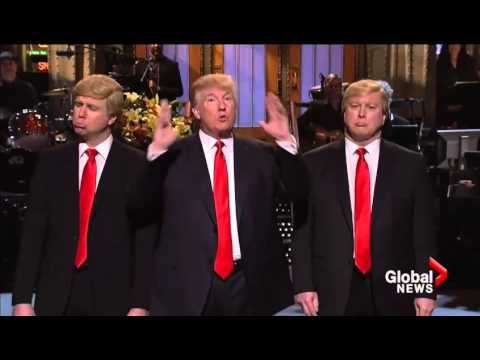 Donald Trump gets poor reviews for SNL appearance - YouTube