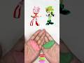 Green 😱Pink #sonic #satisfying #sonicthehedgehog #clay #mixing #colors #asmr #slime #art #relaxing