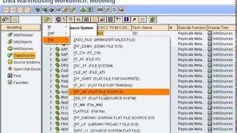 SAP BW modelling Video3